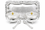 Premium Silver Finish 2 Bowl Serving Set with Lids, Spoons & Decorative Tray