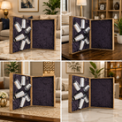 Premium Silver Plated Designer Glass Set of 6 with Luxury Velvet Storage Box