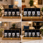 Premium Silver Plated Drinking Glass Set with Luxury Velvet Gift Box | Set of 4