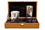 Premium Silver Finish Designer Glass Tumbler Set with Luxury Gift Box – Set of 2