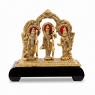 Premium Golden Lord Rama Darbar Idol Set | Ram, Lakshman & Sita Decorative Murti for Home Mandir
