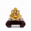 Premium Golden Lord Ganesha Idol with Diya – Spiritual Decorative Statue for Home Temple & Décor