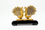 Premium Golden Peacock Pair Showpiece with Decorative Feather Design – Premium Home & Office Decor