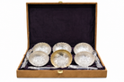Premium Decorative Dry Fruit & Serving Bowl Set with Spoons and Luxury Gift Box