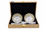 Premium Silver Finish Decorative Bowl & Spoon Gift Set with Luxury Box