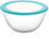 Cello Ornella Borosilicate Glass Mixing Bowl 1000ml with Premium Lid | Toughened Clear Glass Bowl for Kitchen, Baking & Food Storage
