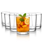 CELLO Liberty Glass Set of 6 | 210ml Crystal Clear Toughened Drinking Glasses | Lead-Free, Dishwasher, Fridge & Freezer Safe | Water, Juice, Milk, Soda, Cocktail & Mocktail Glasses