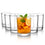 CELLO Liberty Glass Set of 6 | 210ml Crystal Clear Toughened Drinking Glasses | Lead-Free, Dishwasher, Fridge & Freezer Safe | Water, Juice, Milk, Soda, Cocktail & Mocktail Glasses