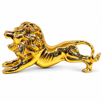 Anupam Premium Majestic Golden Lion Decorative Showpiece | Luxury Home & Office Decor Figurine