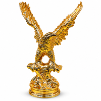Anupam Premium Majestic Golden Eagle Decorative Showpiece | Premium Eagle Statue for Home & Office Decor