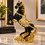 Anupam Premium Royal Black & Gold Rearing Horse Showpiece | Luxury Home & Office Decor Figurine