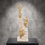 Anupam Premium Golden Success Journey Showpiece with Stacked Books | Motivational Home & Office Décor Figurine