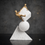 Anupam Premium Golden Teamwork Balance Showpiece with Geometric White Base | Motivational Home & Office Décor
