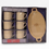 Anupam Royal Sip 7-Piece Mug & Serving Tray Set | 6 Ceramic-Style Mugs with Oval Serving Tray | Tea & Coffee Gift Set