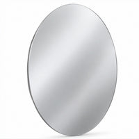 Anupam Modern Oval Plastic Frame Wall Mirror with Soft Rounded Shape | Decorative Bedroom Bathroom and Vanity Reflective Mirror view 4