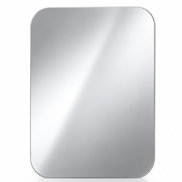 Anupam Rounded Rectangle Plastic Framed Wall Mirror | Contemporary Decorative Bedroom Bathroom Dressing and Entryway Mirror view 4
