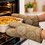 Taupe Beige oven mitt photo 1