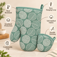 Sage Green oven mitt photo 3