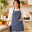 Denim Blue kitchen apron photo 1