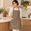 Natural Taupe Brown kitchen apron photo 1