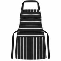 Black & White striped kitchen apron photo 4