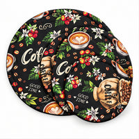 Black Coffee & Multicolour Print table mat photo 5