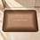 Anupam 127568I Warm Taupe SHOWROOM Printed Rectangular Bath & Entryway Floor Mat with Layered Frame Pattern view 1