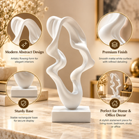 Anupam abstract white figurine features and premium finish