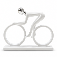 Anupam modern cyclist figurine white background