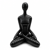 Anupam abstract meditating figurine white background