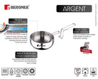 Argent Tri-Ply Stainless Steel 12cm Tadka Pan