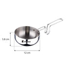 Argent Tri-Ply Stainless Steel 12cm Tadka Pan