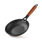 Odin Lightweight Iron Frypan with Wooden Coated Handle