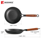 Odin Lightweight Iron Frypan with Wooden Coated Handle