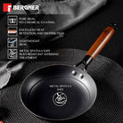 Odin Lightweight Iron Frypan with Wooden Coated Handle