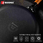 Odin Lightweight Iron Dosa Tawa with Wooden Coated Handle