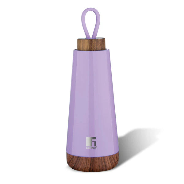Bergner Walking Stainless Steel Vaccum Bottle 500ml, Mauve