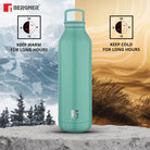 Bergner Walking Stainless Steel Vaccum Bottle 525ml, Green