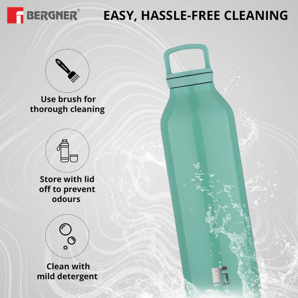 Bergner Walking Stainless Steel Vaccum Bottle 525ml, Orange