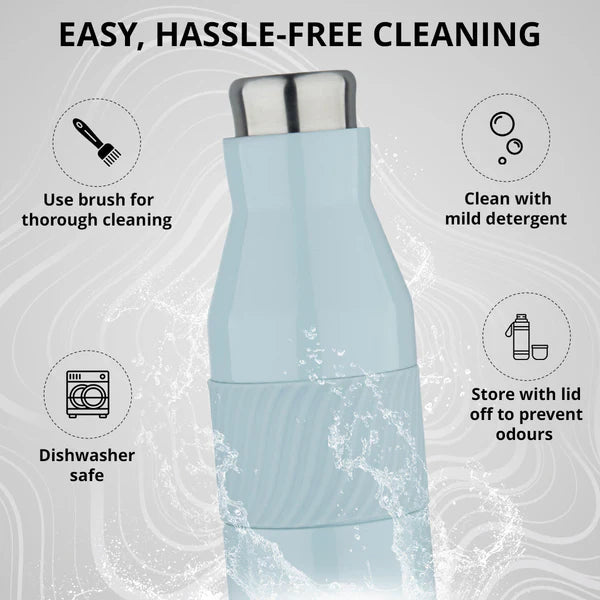 Bergner Walking Stainless Steel Vaccum Bottle 600ml, Blue