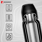 Bergner Walking Stainless Steel Vaccum Bottle 500ml, Mauve
