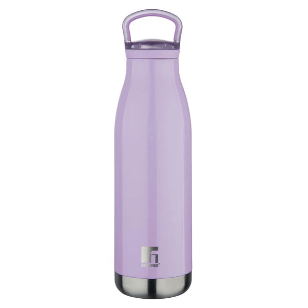Bergner Walking Stainless Steel Vaccum Bottle 500ml, Mauve
