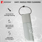 Bergner Walking Stainless Steel Vaccum Bottle 500ml, White