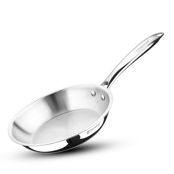 BERGNER Argent Triply Stainless Steel Cookware Set, Less Oil Use, Induction Bottom Cookware
