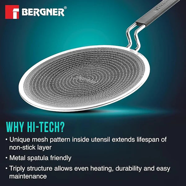 Hi-Tech Giro Tri-Ply Stainless Steel Non-Stick Roti Tawa