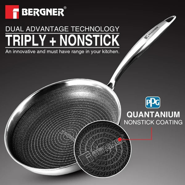 FRYPAN WITH LID    Ø28X4.7CM (BG-32177)