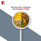 Tri-Ply Stainless Steel Wok With Lid 22Cm