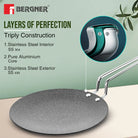 Argent Samsara Tri-Ply Stainless Steel Roti Tawa