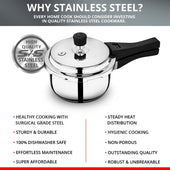 Sorrento Stainless Steel Pressure Cooker