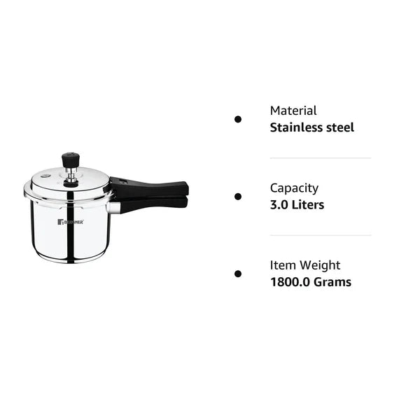 Sorrento Stainless Steel Pressure Cooker